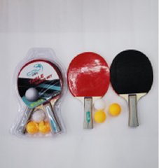Теннис настольный ТТ2307 (50шт) 2 ракетки, 3 мячика, в слюде купить в Украине