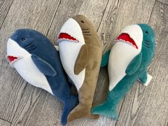 Мягкая игрушка C15404 (150шт) акула 3 цвета 30см купить в Украине