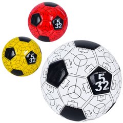 М'яч футбольний MS 3636 (30шт) розмір 5, ПВХ, 300-320г, 3кольори, в пакеті купить в Украине