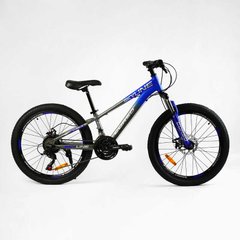 Велосипед Спортивний Corso «SkyLine» 24" дюймів SL- 24213 (1) рама алюмінієва 11’’, обладнання Shimano 21 швидкість, зібран на 75% купить в Украине