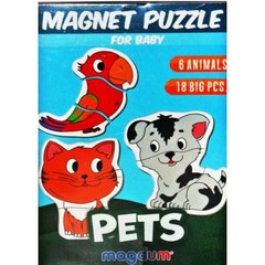 Magnets puzzle for baby Рets ML4031-34 EN купить в Украине