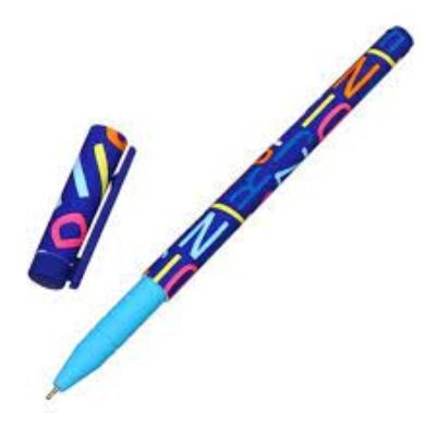 Ручка А28 Vinson Alphabet 0,7мм, кулькова синя, ціна за 1 штуку (6948910001288) купити в Україні