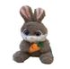 Мягкая игрушка Кролик с морковкой C30806, 20см (6922030308069) Коричневый