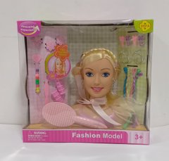 Кукла 8056 DEFA голова для причесок, 17см, расческа, аксессуары, в коробке (6903154816012) купить в Украине
