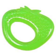 Прорізувач для зубів з водою полуниця зелена