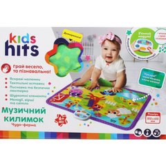 Килимок для малят муз. Kids Hits KH05/002 (10шт)"Веселий зоопарк",батар,муз.світло,тактильні елементи, дзеркало, р-р80*60см., короб.48*31*6см купити в Україні