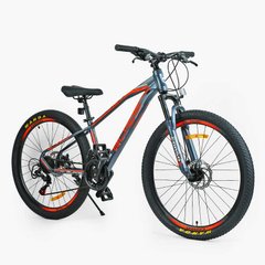 Велосипед Спортивний Corso «BLADE» 26" дюймів BD-26670 (1) рама алюмінієва 13``, обладнання Shimano 21 швидкість, зібран на 75% купити в Україні