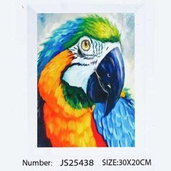 Алмазна мозаїка JS 25438 (50) "TK Group", 20х30 см, "Папуга", в коробці купити в Україні