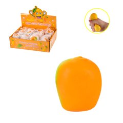 Іграшка антистрес 0613-21 (288шт) манго-м"ялка 12шт в дисплей боксі|ціна за шт|р-р упаковки – 22.5*18*6.5 см, р-р іграшки – 7 см купити в Україні