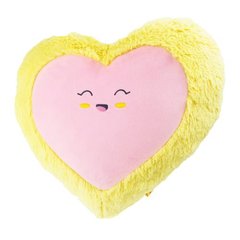 М'яка іграшка Подушка серце посмішка жовто-рожева арт.KD659 Kidsqo купити в Україні