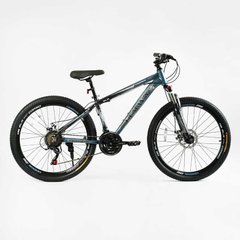 Велосипед Спортивний CORSO «HEADWAY» 26" дюймів HW-26314 (1) рама алюмінієва 15``, обладнання Shimano 21 швидкість, зібран на 75% купить в Украине