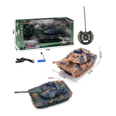 Танк 688-8 радіокер., 1:14, акум., USB, 2 кольори, світло, кор., 34-18-13 см. купити в Україні