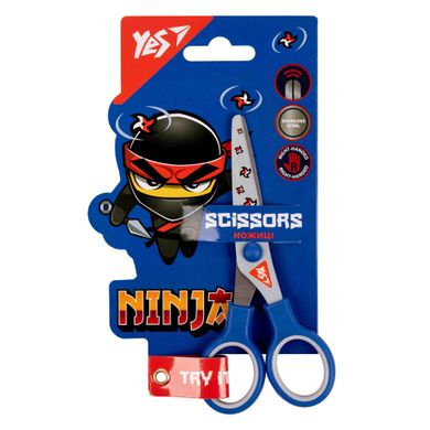 Ножиці YES "Ninja" 13см, з принтом на лезі купити в Україні
