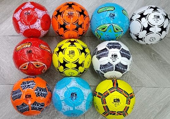 М'яч футбольний арт. FB2335 (100шт) №5, PVC 270 грам, 8 mix купити в Україні