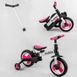 Велосипед-трансформер 55475 Best Trike колеса PU 10”, батьківська ручка, знімні педалі, в коробці (6989228360049)