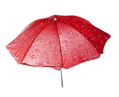 Зонт пляжный "Капельки" (красный) купить в Украине
