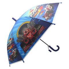 Детский зонт-трость "Гонка", синий (66 см) купить в Украине