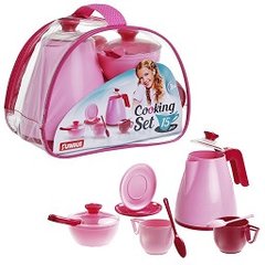 Набір посуду “Cooking Set” (15 pcs) рожева кульок купити в Україні