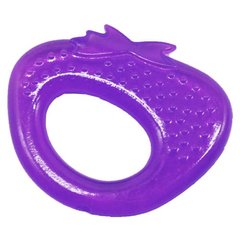 Прорезыватель с водой "Клубничка", фиолетовый