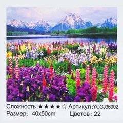 Картина за номерами YCGJ 36902 (30) "TK Group", 40х50 см, “Гори”, в коробці купить в Украине