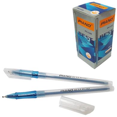 Ручка олійна PT-1157 Piano, синя, ціна за 1 штуку купити в Україні