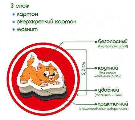 Набор магнитов "Animals" купить в Украине