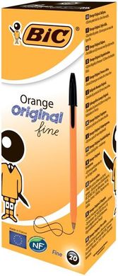 Ручка "Orange", чорна, зі штрих-кодом на штуку купить в Украине