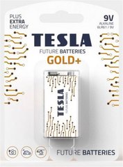 Батарейки TESLA 9V GOLD+ (6LR61), 1 штука купить в Украине