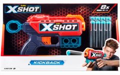 X-Shot Red Швидкострільний бластер EXCEL Kickback (8 патронів), 36184R купить в Украине