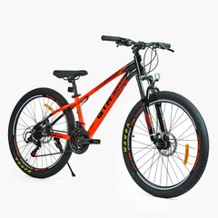 Велосипед Спортивний Corso «GTR-3000» 26" дюймів GTR-2936 (1) ГЛЯНЕЦЬ, рама алюмінієва 13``, обладнання Shimano 21 швидкість, зібран на 75% купить в Украине