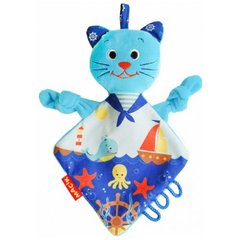 Іграшка м'яконабивна обiймашка Кіт-моряк МС 110604-03