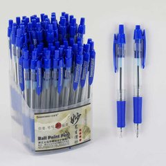 Набір кулькових ручок З 37076 (40) ЦІНА ЗА 50 ШТУК В БЛОЦІ, синя паста, діаметр пишучого вузла 0,7 мм купити в Україні