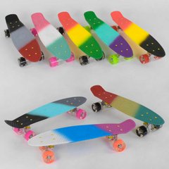 Скейт Пенни борд С 40309 (8) Best Board, СВЕТ, доска=56см, колёса PU d=6см, 8 цветов купить в Украине