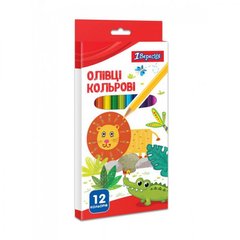Карандаши 1 Вересня 12 цв. "Zoo Land" купить в Украине