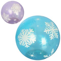 Мяч детский MS 2618 (120шт) 9 дюймов, снежинка, 60-65г, 2цвета купить в Украине