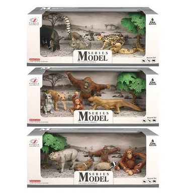 Набор "Дикие животные" Q 9899 С 12 Animal Model, в коробке (6977153241793) Микс купить в Украине