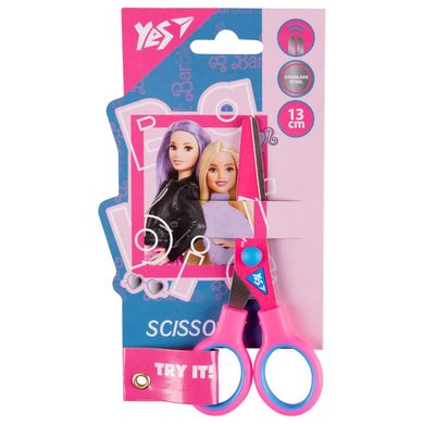 Ножиці Yes "Barbie" 13см, з принтом на лезі купити в Україні