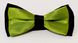 Двоколірна краватка-метелик Butterfly 2Btn Зелёный купити в Україні