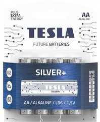 Батарейки TESLA AA SILVER+ (LR06), 4 штуки купить в Украине