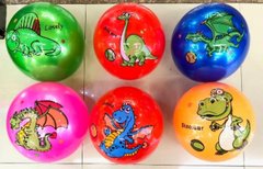 М'яч гумовий арт. RB24158 (500шт) 9", 60 грам, 4 кольори купити в Україні