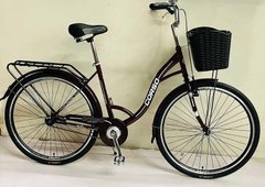 Велосипед міський Corso Fortuna 28`` FR-28039 (1) одношвидкісний, сталева рама 20``, корзина, багажник купити в Україні