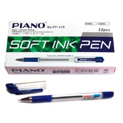Ручка масляна, синя, 0,7мм, PT-175, Piano купить в Украине