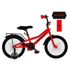Велосипед дитячий PROF1 20д. MB 20011-1 PRIME,SKD75, дзвінок, ліхтар, багажник, підніжка, червоний купити в Україні