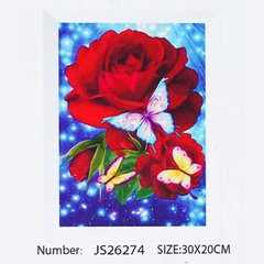 Алмазна мозаїка JS 26274 (50) "TK Group", 20х30 см, "Троянди", в коробці купить в Украине
