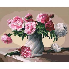 Картина за номерами "Квіти любові" купити в Україні
