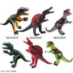 Тварина арт. K3016 (120шт|2)Динозаври, 6 видів мікс, гумові з силіконовим наповнювачем, пакет. 41*15 купить в Украине