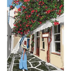 Картина по номерам "Уютными улочками" КНО2263 купить в Украине