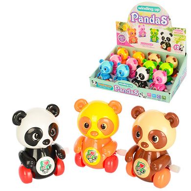 Заводна іграшка 6626 панда, їздить, рухає головою, лапками, 12 шт. (6 кольорів) в диспл., 28-20-9 см купити в Україні