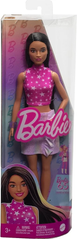 Лялька Barbie "Модниця" в рожевому топі з зірковим принтом купити в Україні