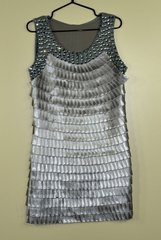Платье серое плиссировка 01935 5л/110/30 купить в Украине